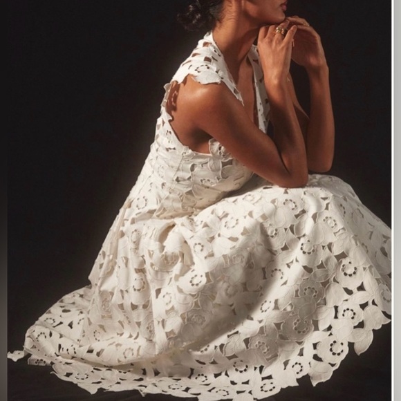 Hope for Flowers by Tracy Reese eyelet lace midi dress - Picture 5 of 8